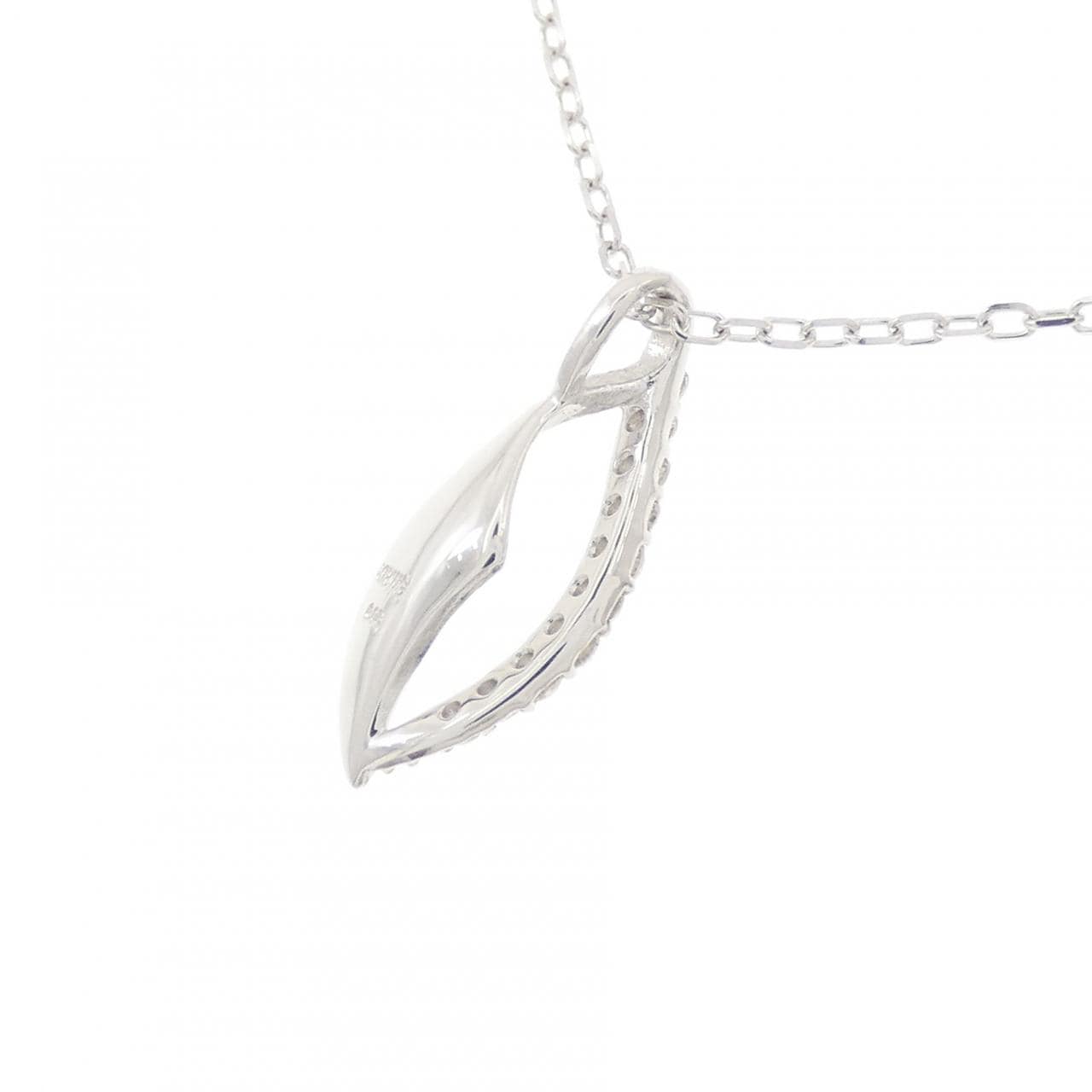 K18WG ダイヤモンド ネックレス 0.06CT