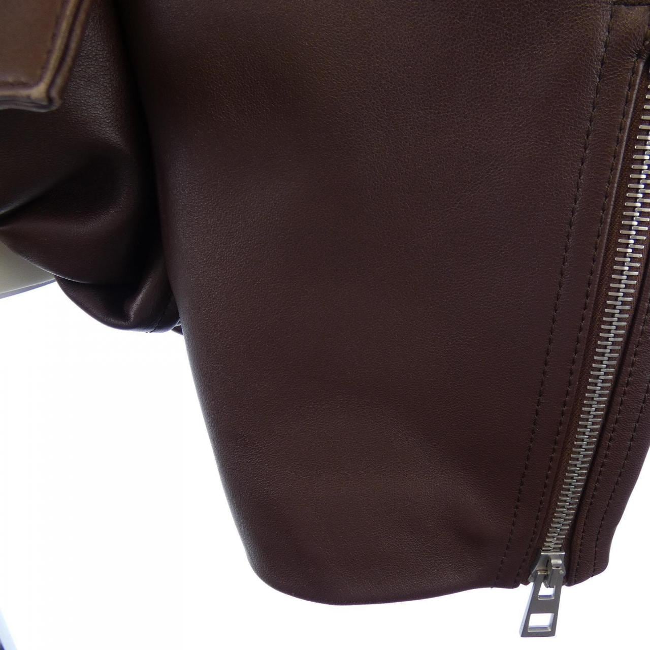 ロエベ LOEWE バルーンジャケット S540Y34L18 レザーライダースジャケット