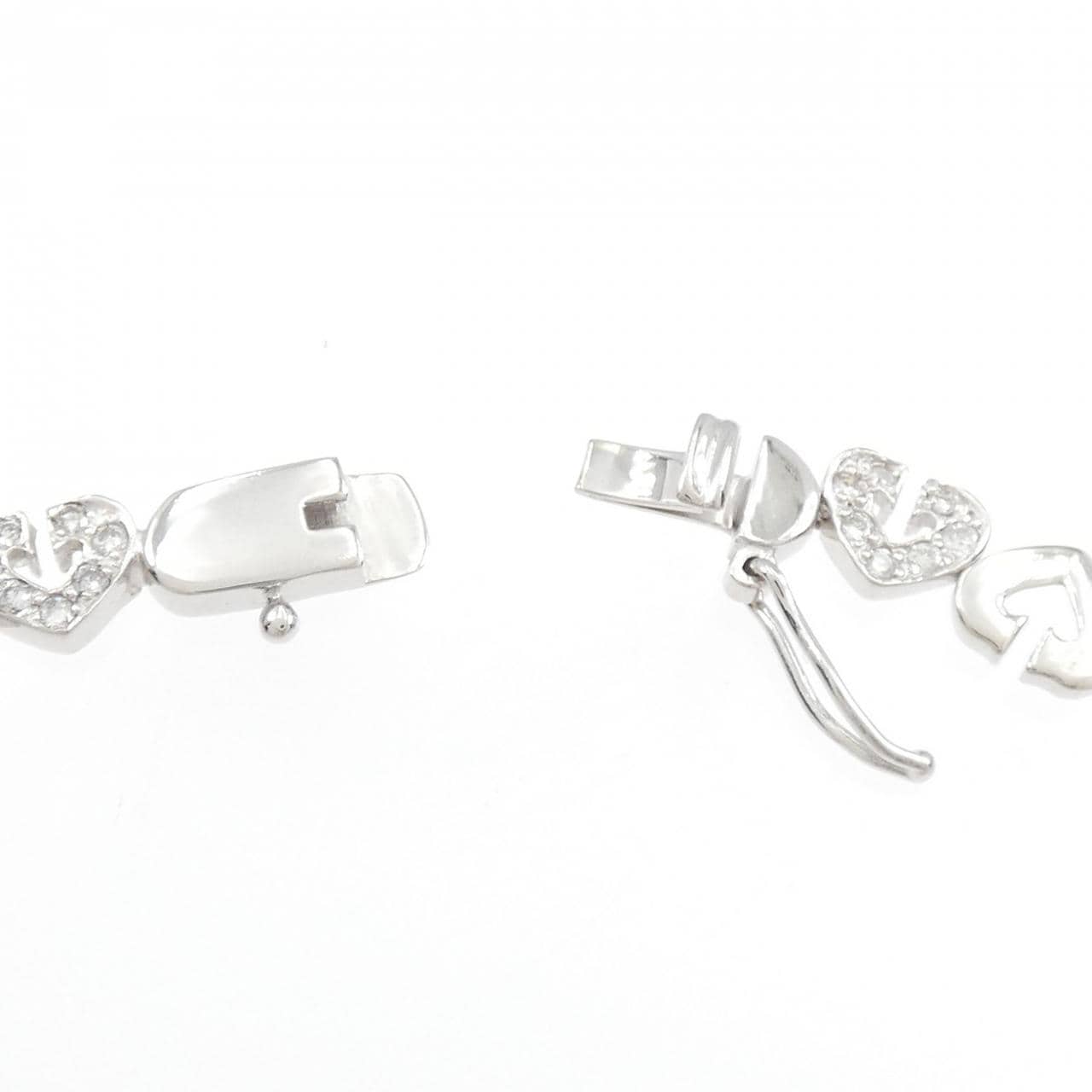 K18WG Diamond bracelet 0.88CT