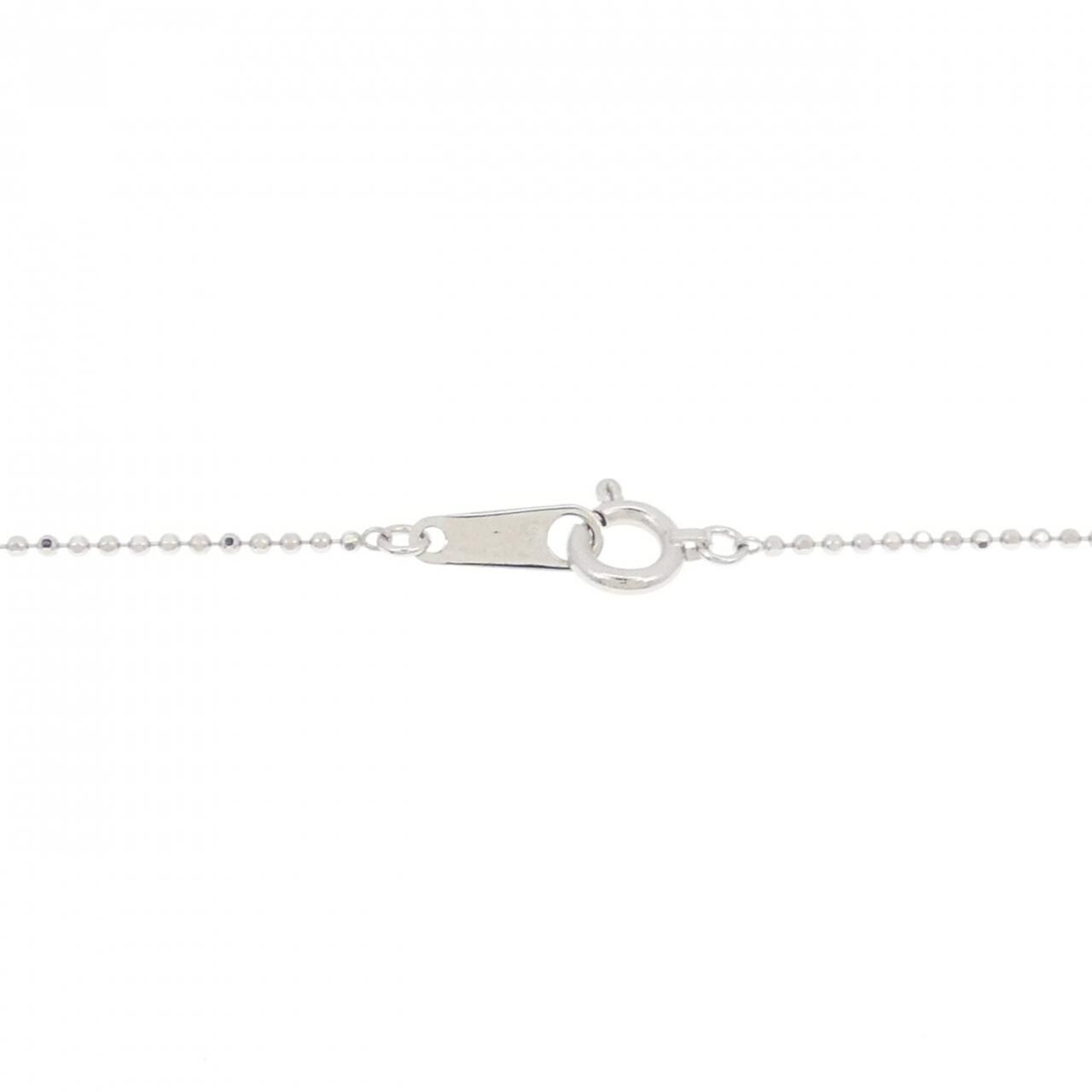 K18WG ダイヤモンド ネックレス 1.00CT