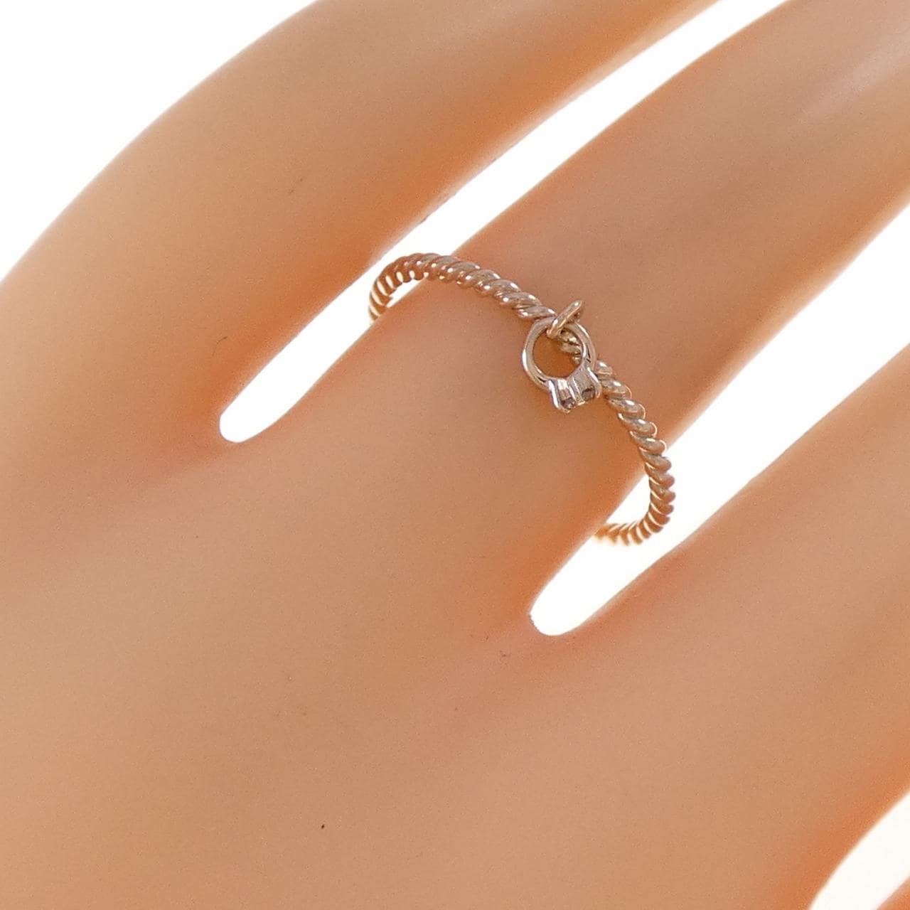 K10PG ダイヤモンド リング 0.03CT