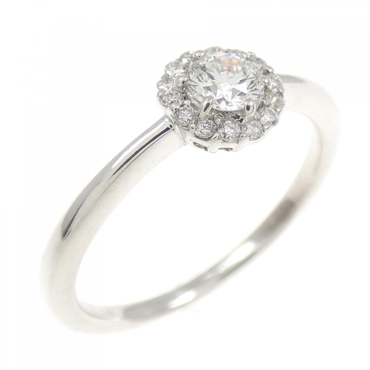 PT950 ダイヤモンド リング 0.166CT