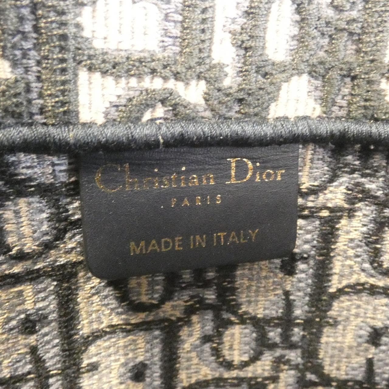 クリスチャンディオール DIOR OBLIQUE ディオール ブック トート ミディアム M1296ZRIW バッグ