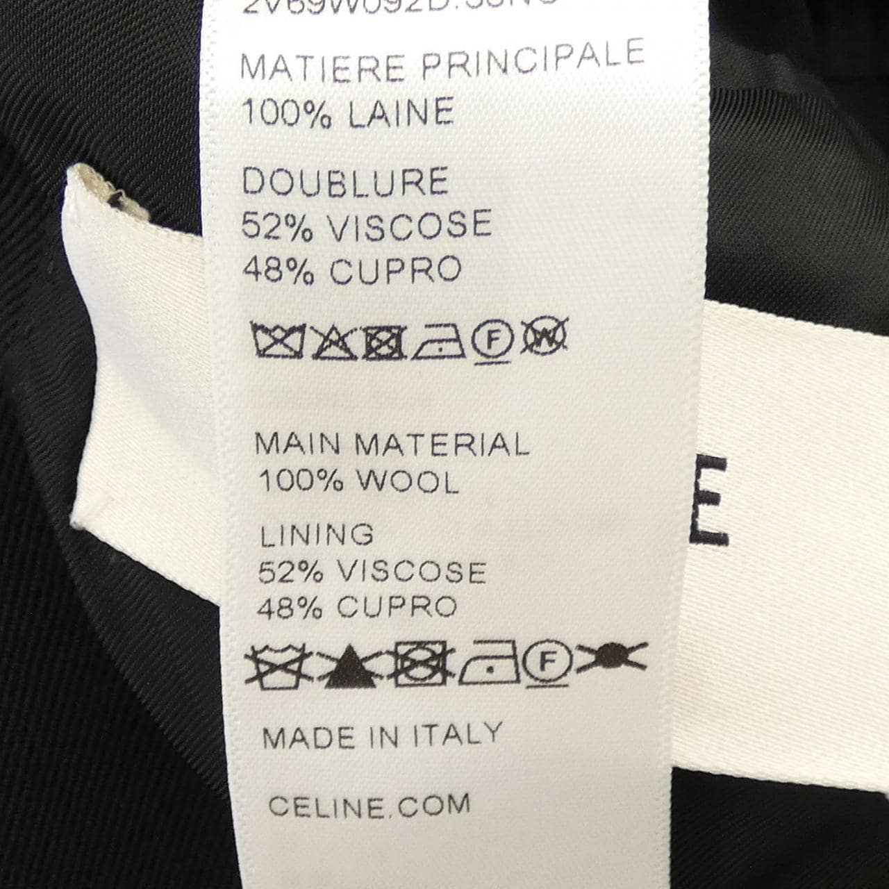 セリーヌ CELINE ウィングカラー ジャケット 2V69W092D ジャケット