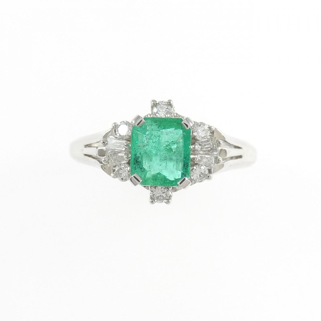 PT900 エメラルド リング 0.81CT