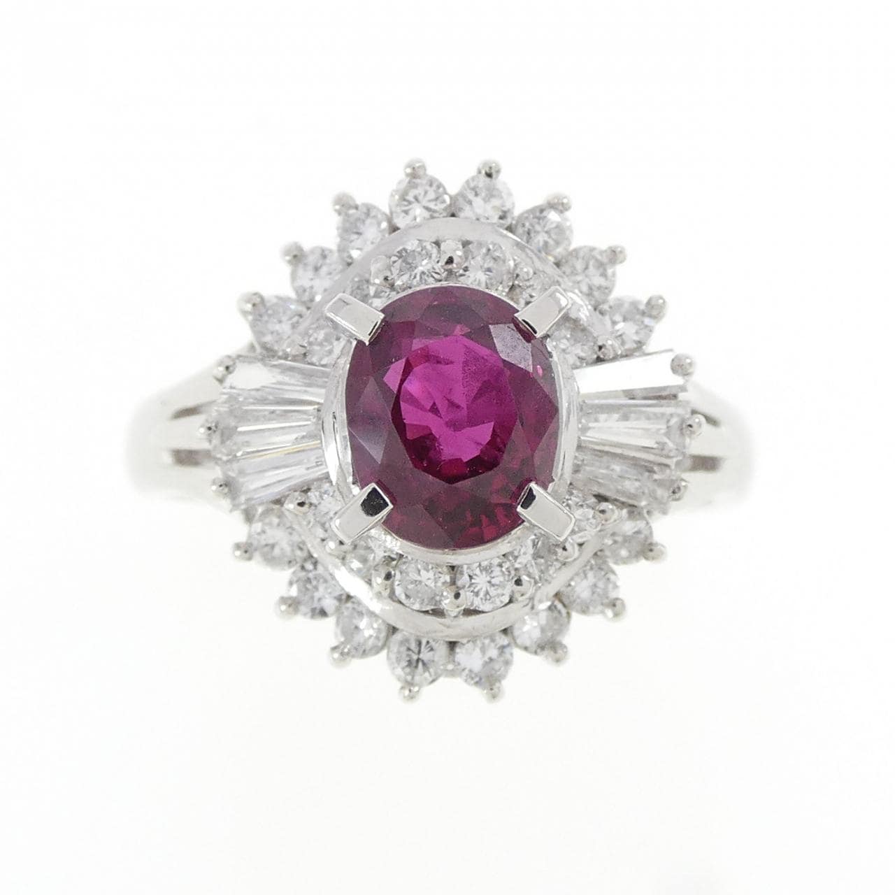 PT900 ルビー リング 1.158CT