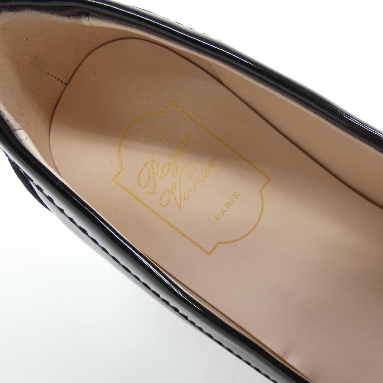 ロジェヴィヴィエ ROGER VIVIER ヴィヴレンジャー ストラス バックル シューズ