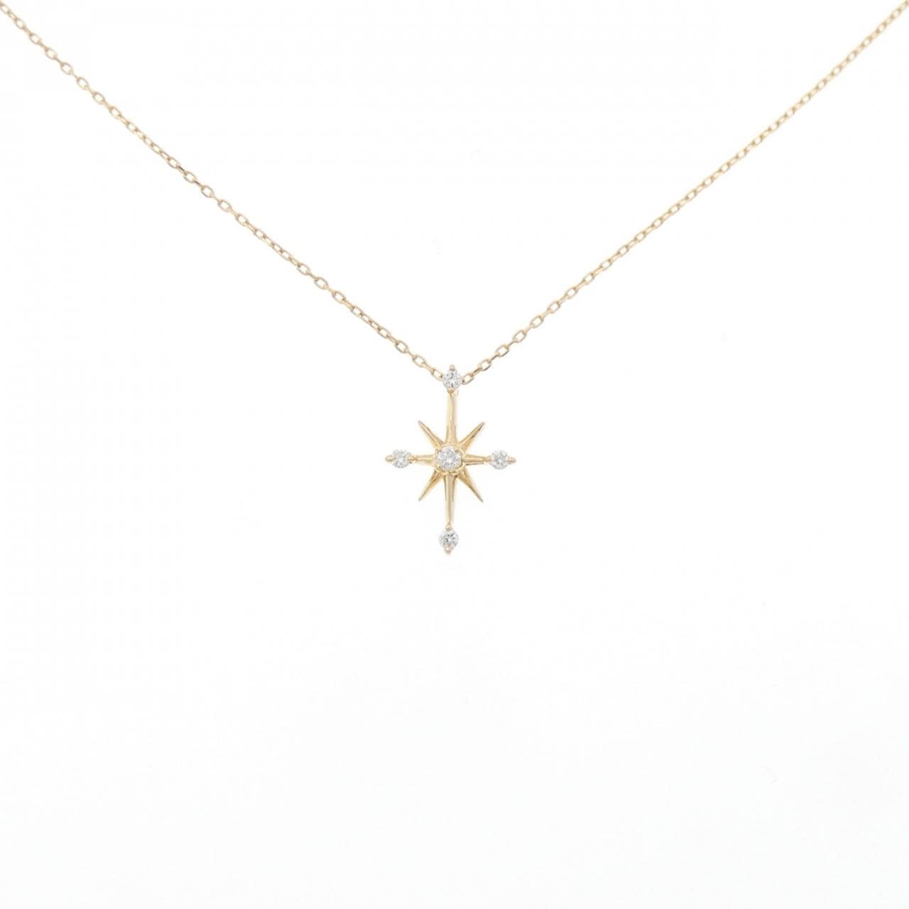 STAR JEWELRY十字星項鍊 0.04CT
