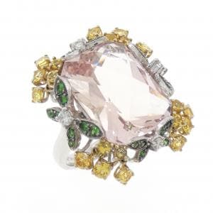 750WG/750YG モルガナイト リング 11.16CT