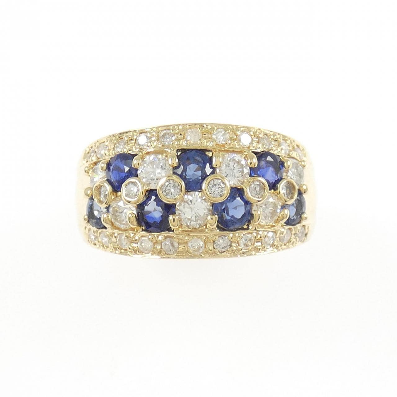 K18YG サファイヤ リング 0.93CT