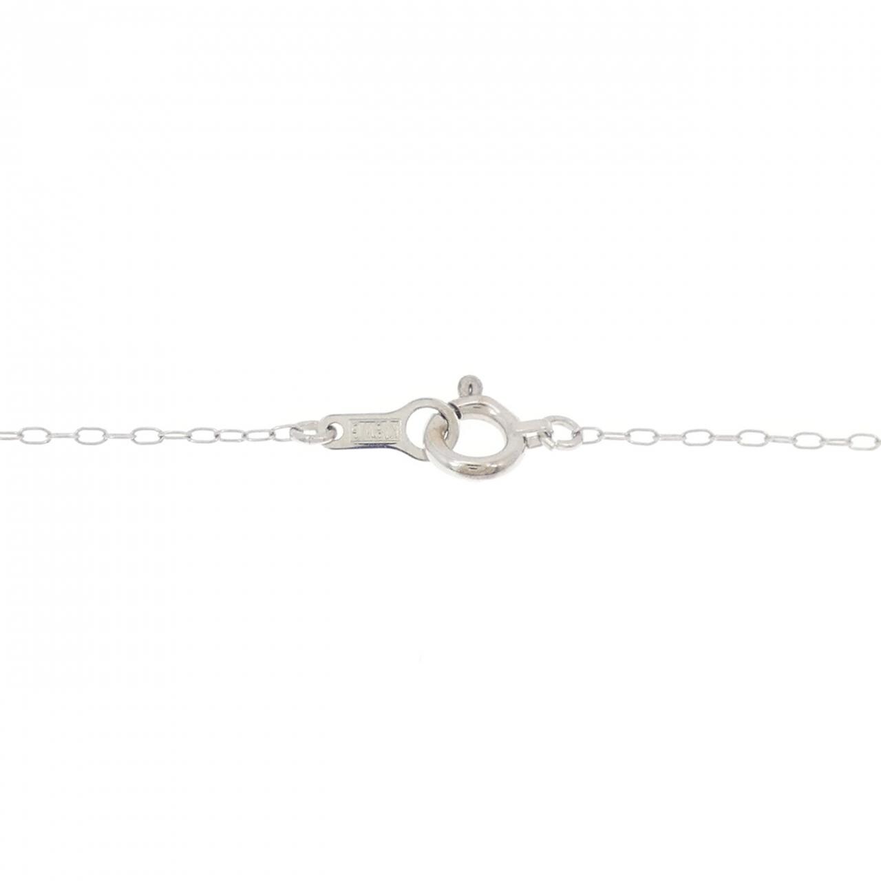 K18WG ダイヤモンド ネックレス 0.20CT
