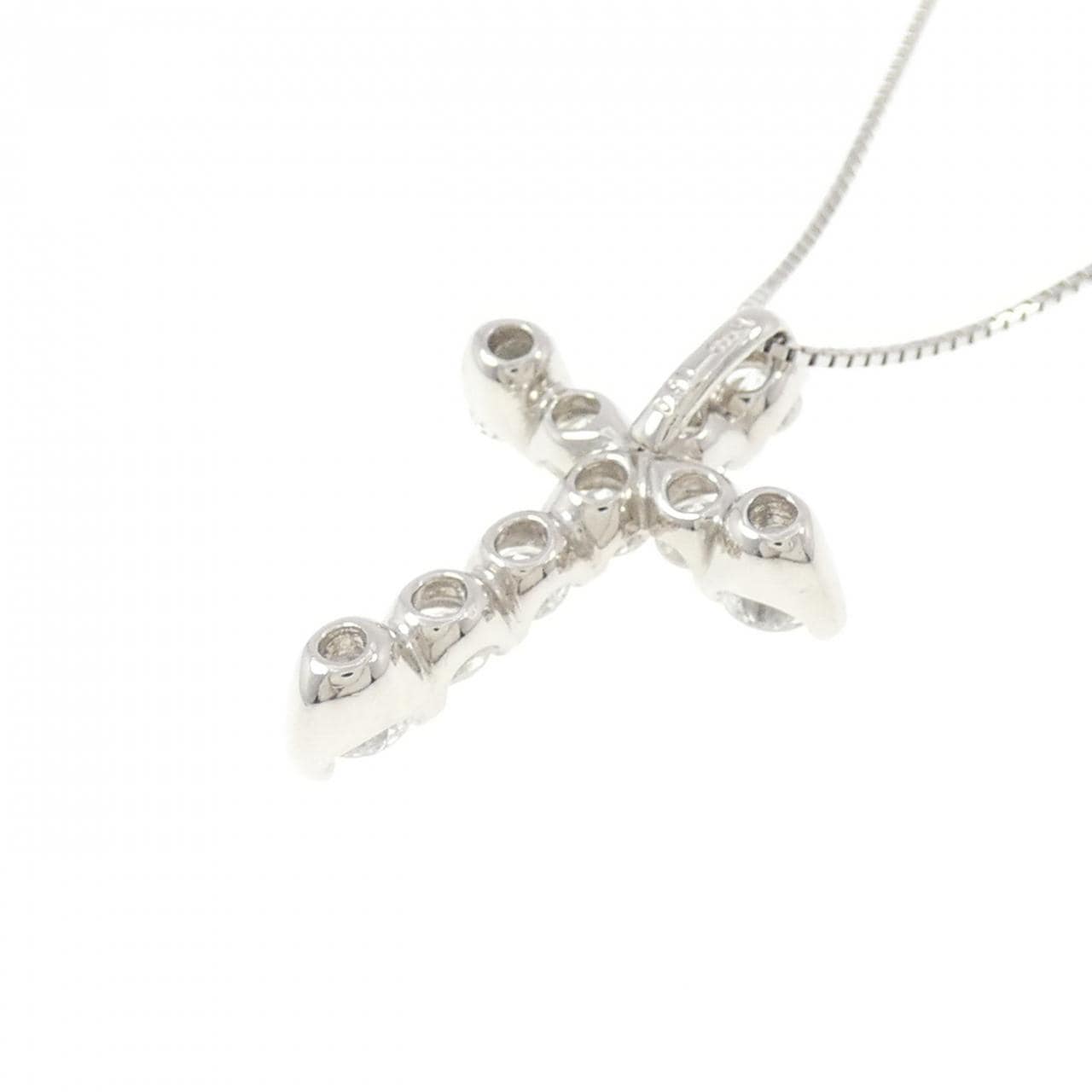 PT900/PT850 クロス ダイヤモンド ネックレス 1.50CT