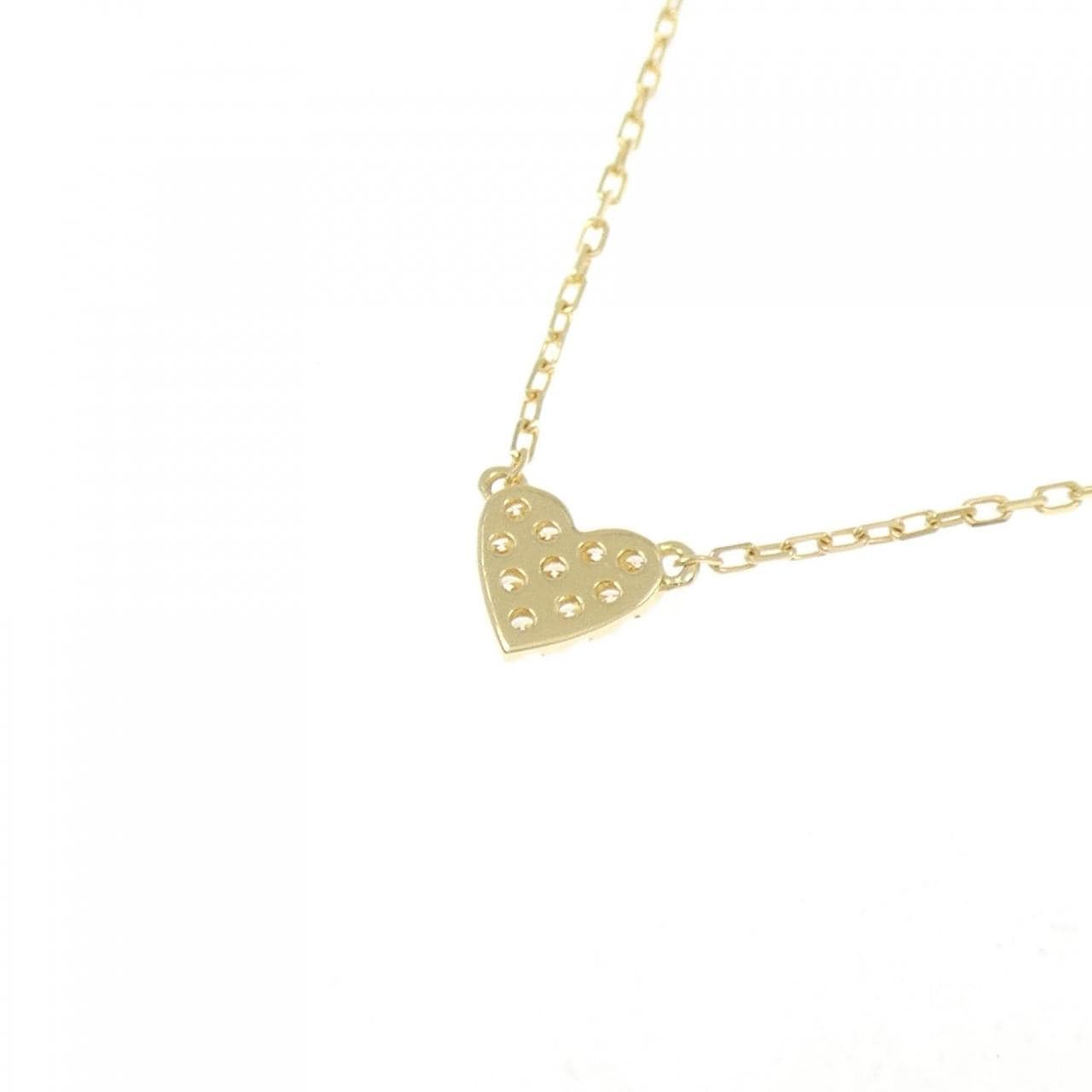 アーカー ハートパヴェ ネックレス 0.05CT