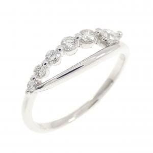 K18WG ダイヤモンド リング 0.30CT