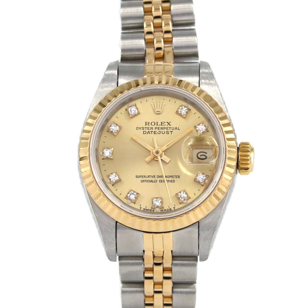 ロレックス デイトジャスト 69173G. SSxYG 自動巻 R番