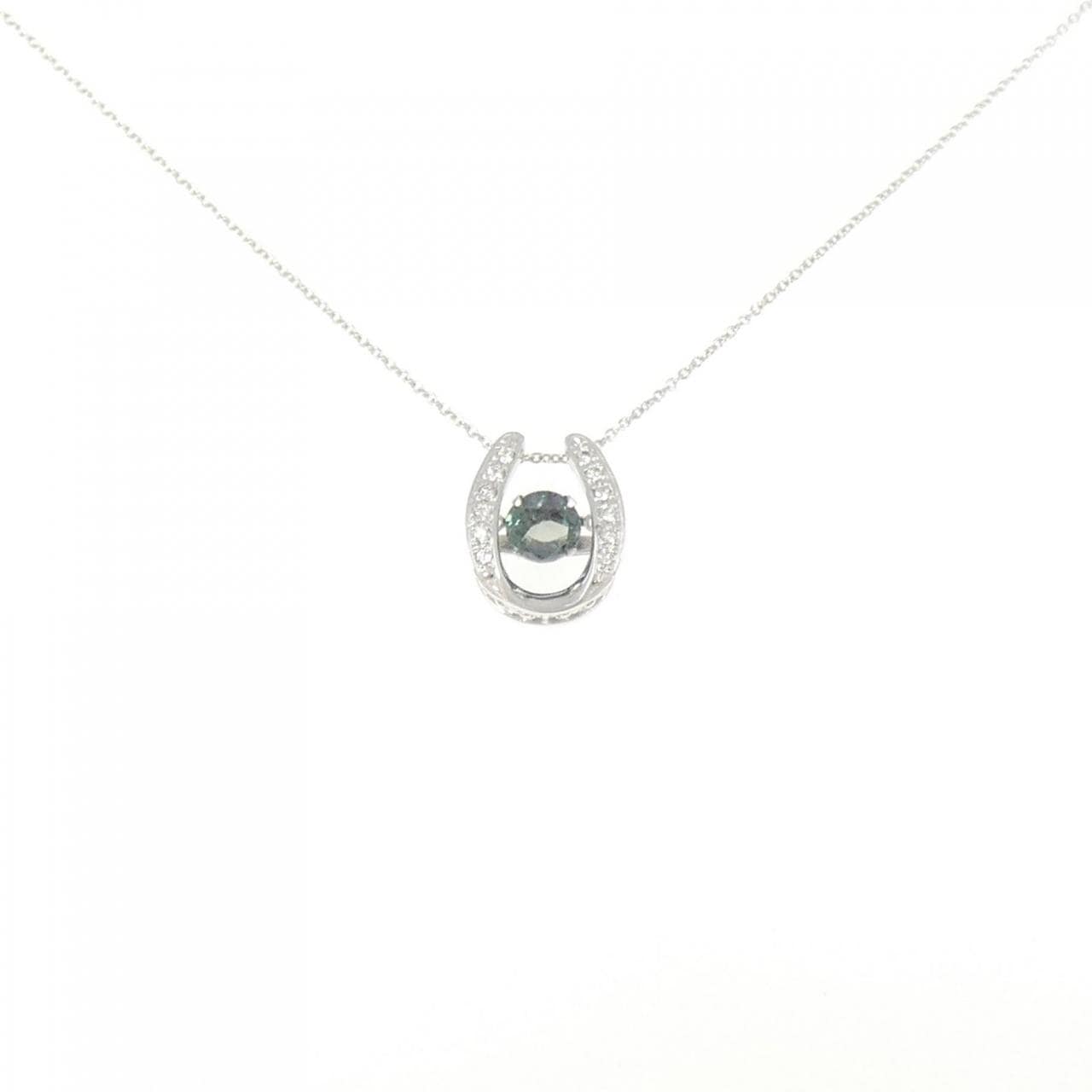 クレサンベール 合成アレキサンドライト　ネックレス 0.50CT