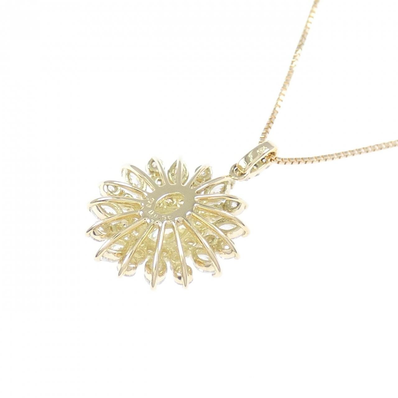 【新品】K18YG ダイヤモンド ネックレス 0.23CT