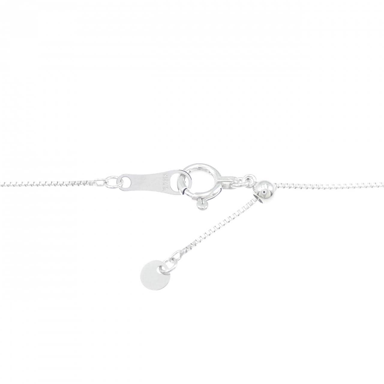 K18WG ダイヤモンド ネックレス 0.2CT