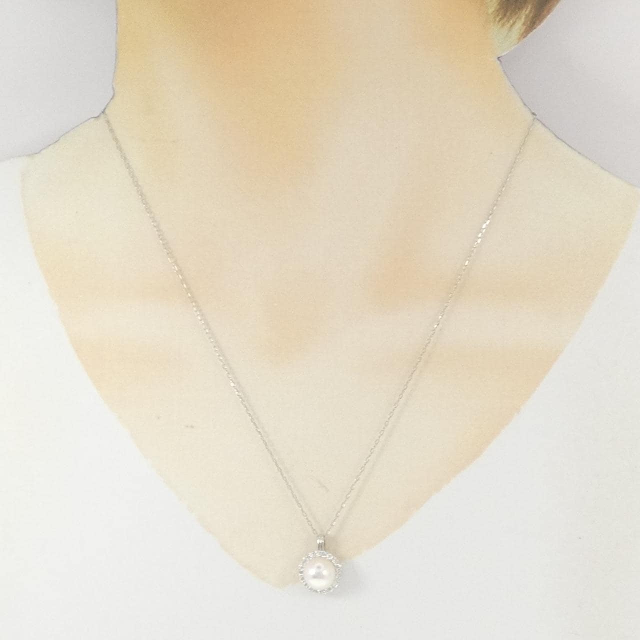 PT900/PT850 アコヤパール ネックレス 8.1mm