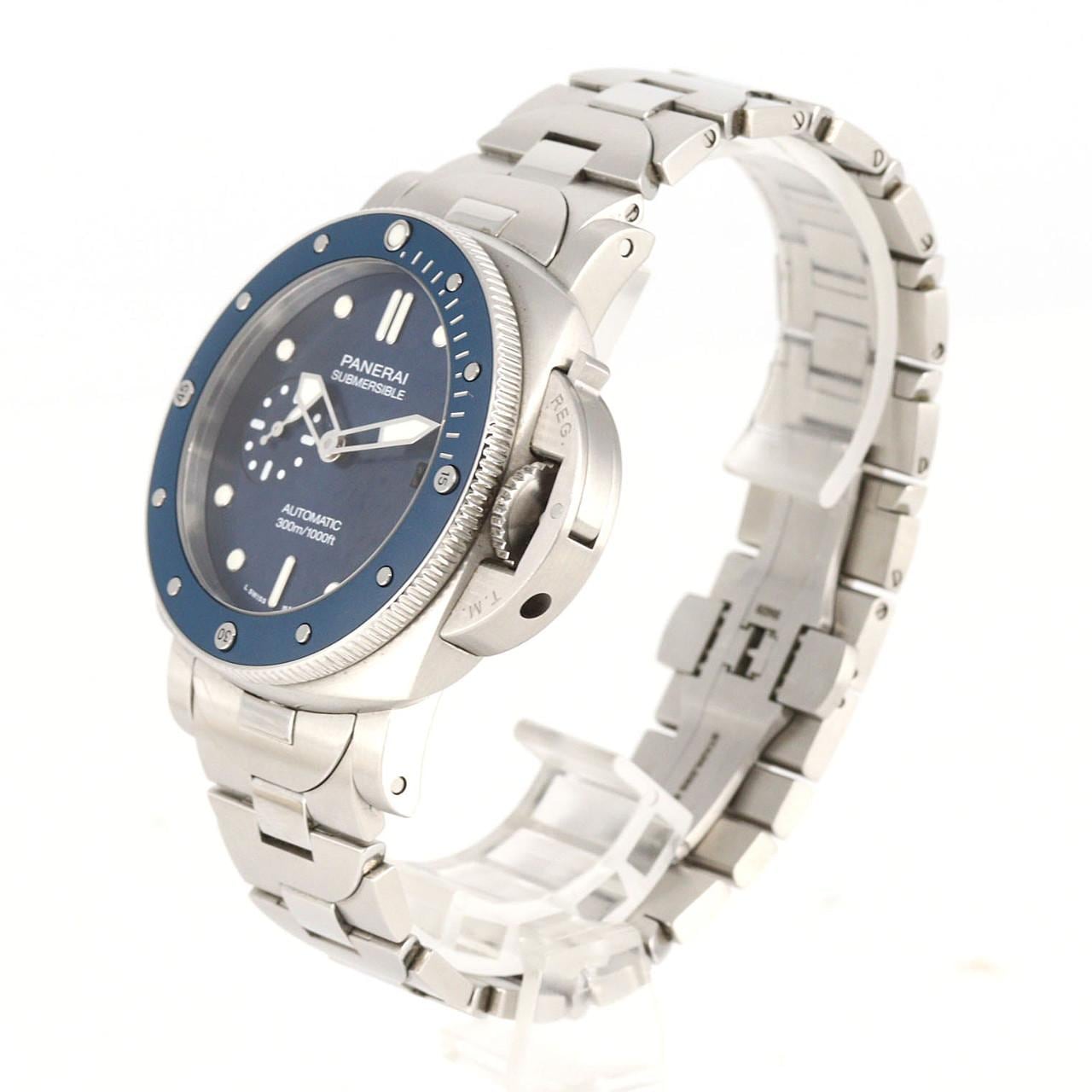 パネライ サブマーシブルブルーノッテ PAM01068 SS 自動巻