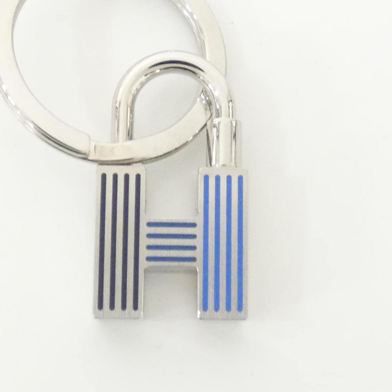 エルメス カデナ クイズ レインボー 077309FP キーリング