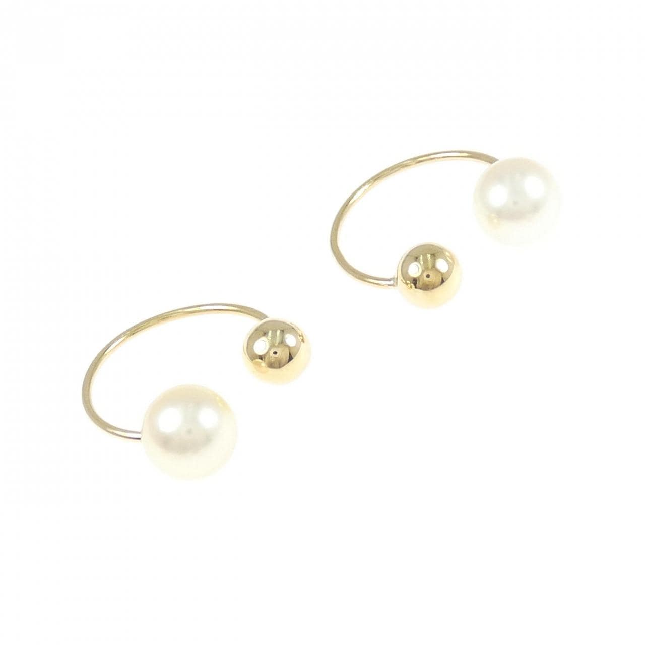 K18YG アコヤパール イヤーカフ 6.7mm