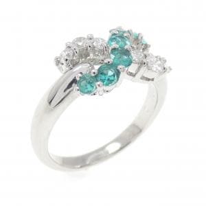 PT900 パライバトルマリン リング 0.37CT