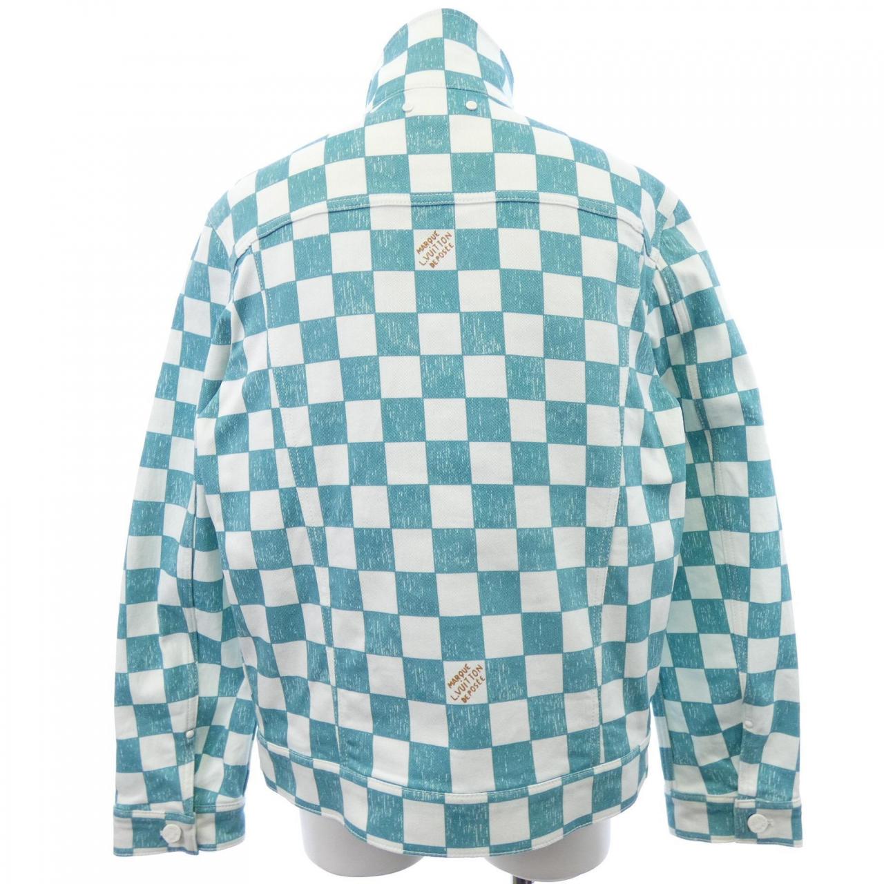 ルイヴィトン LOUIS VUITTON ダミエデニムトラッカージャケット HLA20WIM3 デニムジャケット