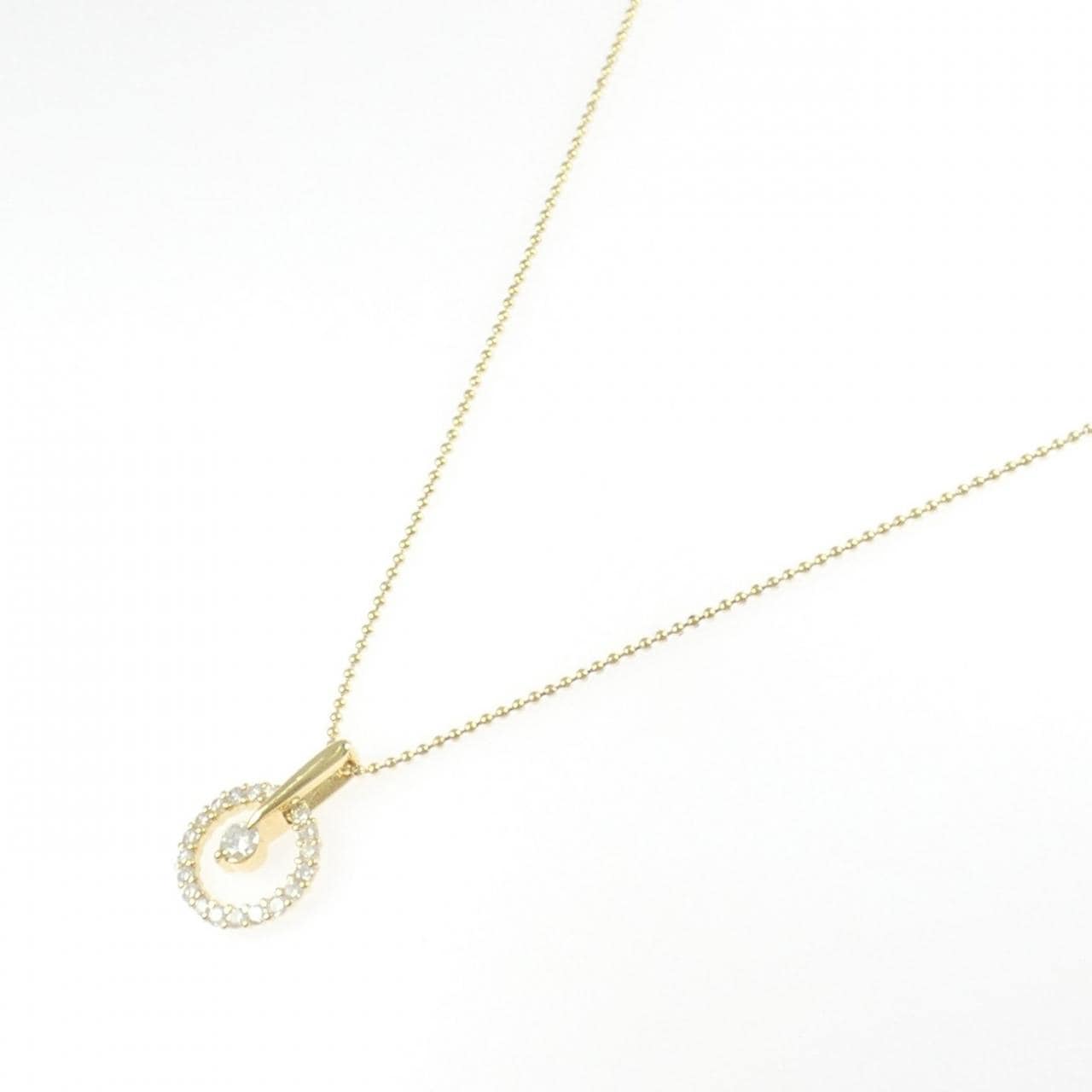 K18YG ダイヤモンド ネックレス 0.55CT