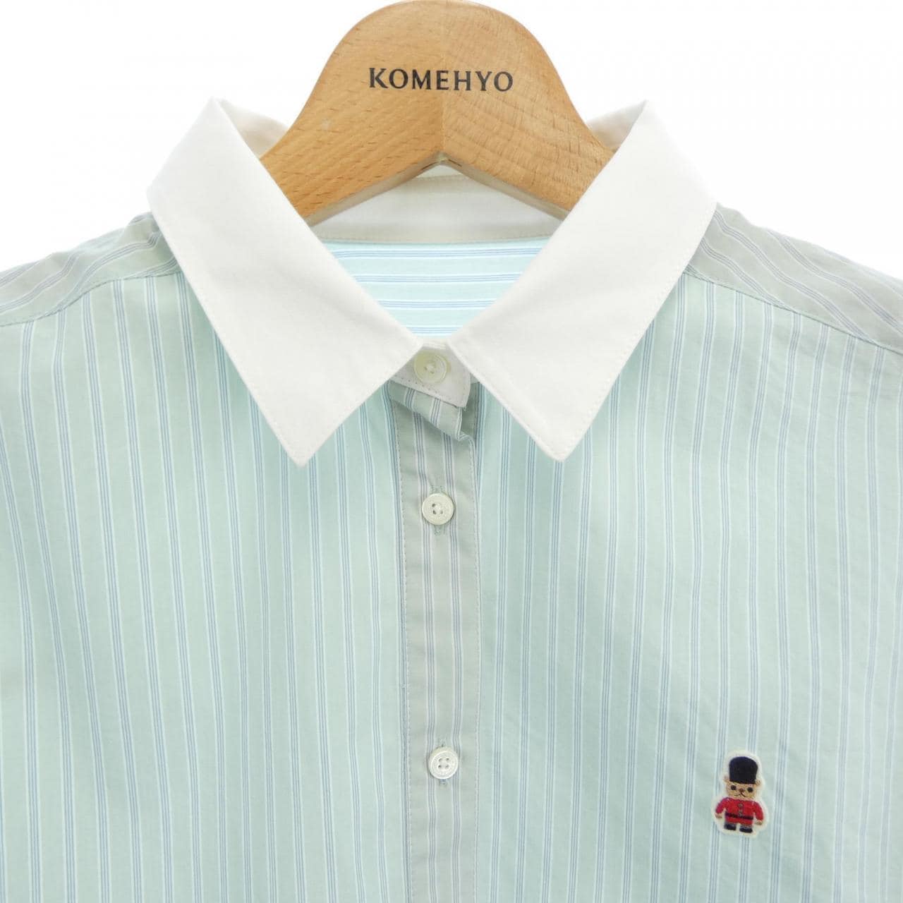 マッキントッシュフィロソフィー MACKINTOSH PHILOSOPHY BUCKING HAM BEAR S／Sシャツ