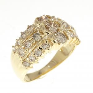 K18YG ダイヤモンド リング 1.00CT