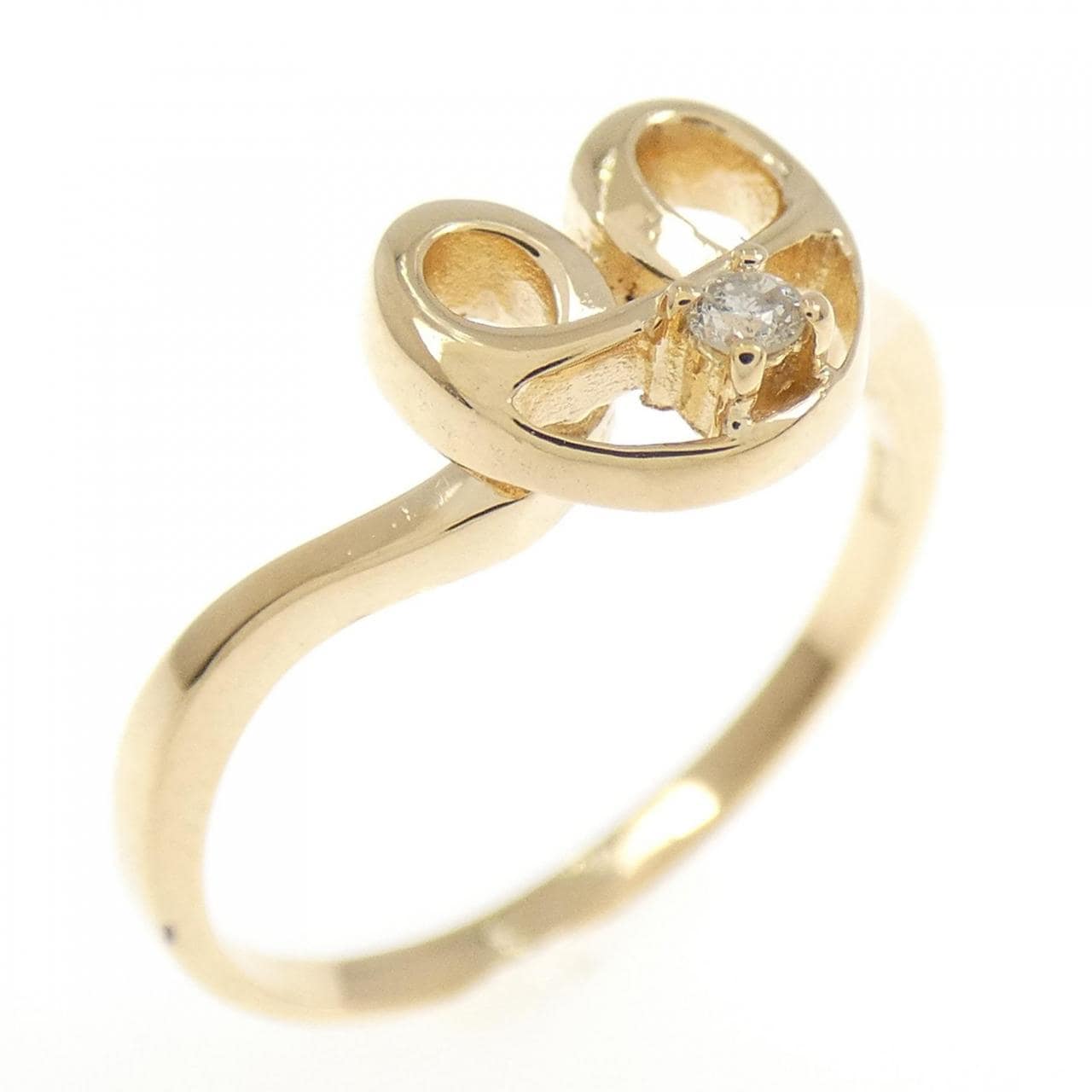 K18YG ダイヤモンド リング