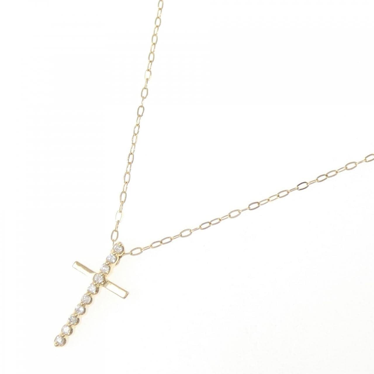 4゜C 十字钻石项链
