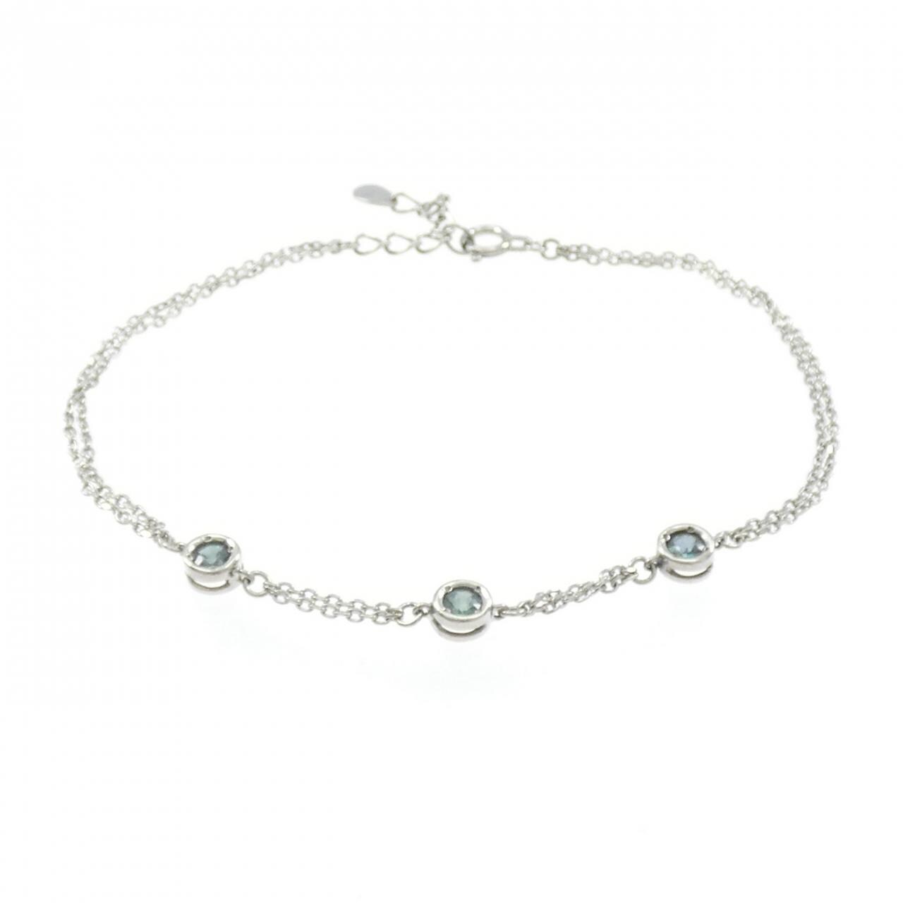 PT850 アレキサンドライト ブレスレット 0.34CT
