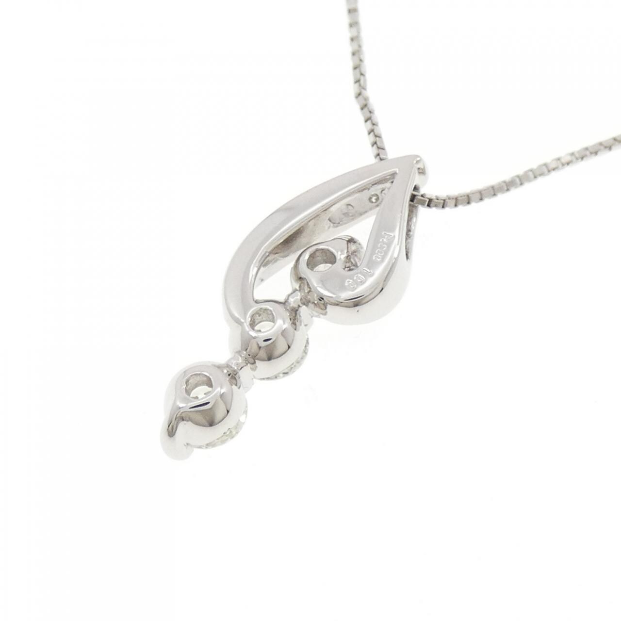 PT900/PT850 ダイヤモンド ネックレス 1.00CT