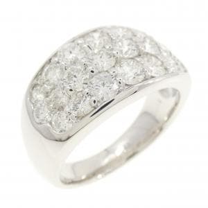 K18WG ダイヤモンド リング 1.89CT