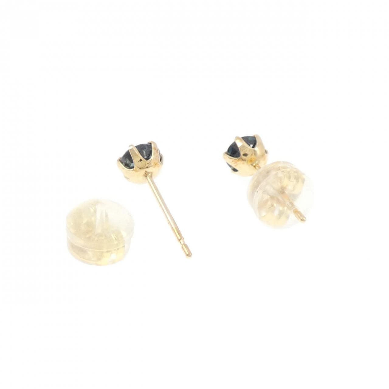 【新品】K18YG サファイヤ ピアス