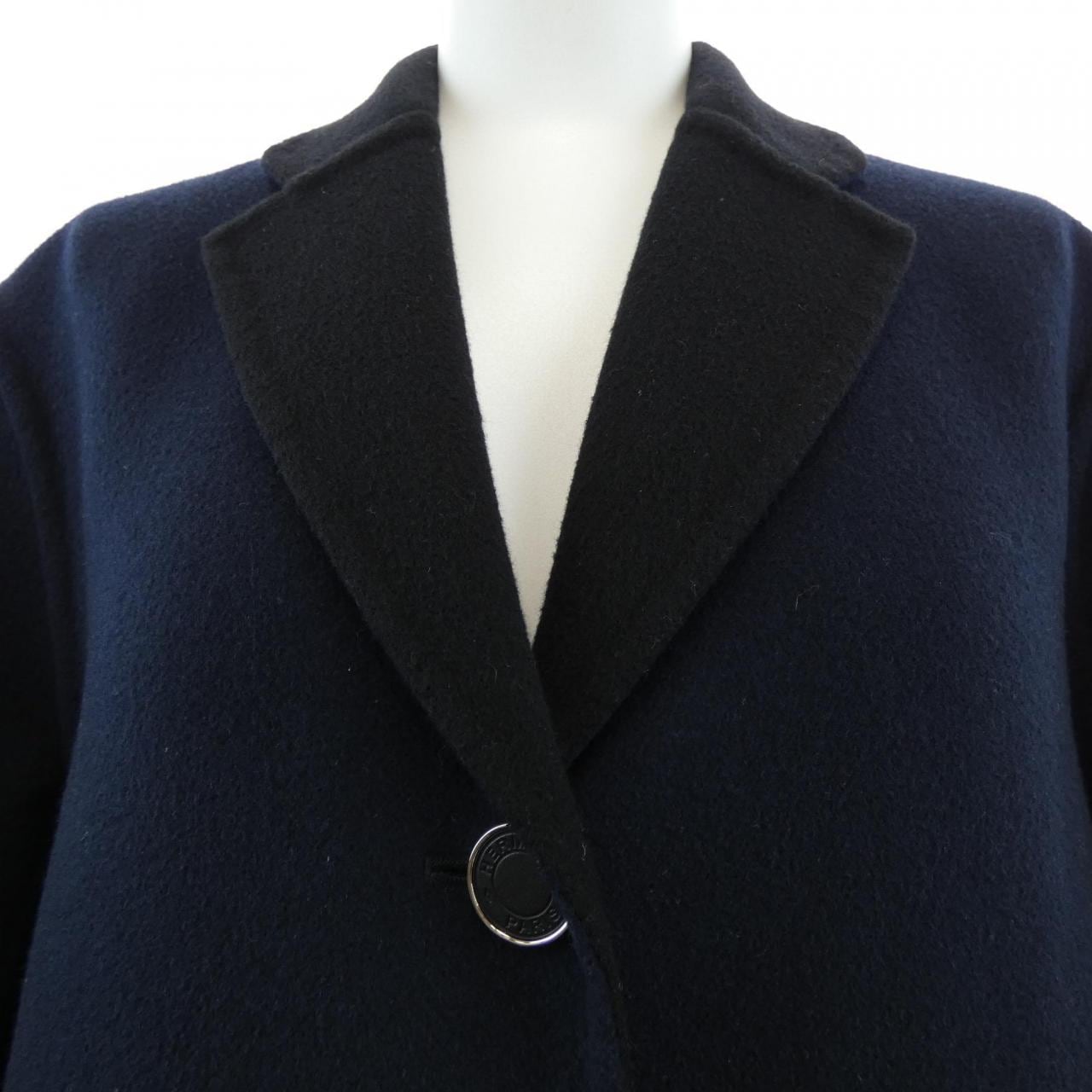 エルメス HERMES ダブルフェイス クルードセル 4E0103DB コート