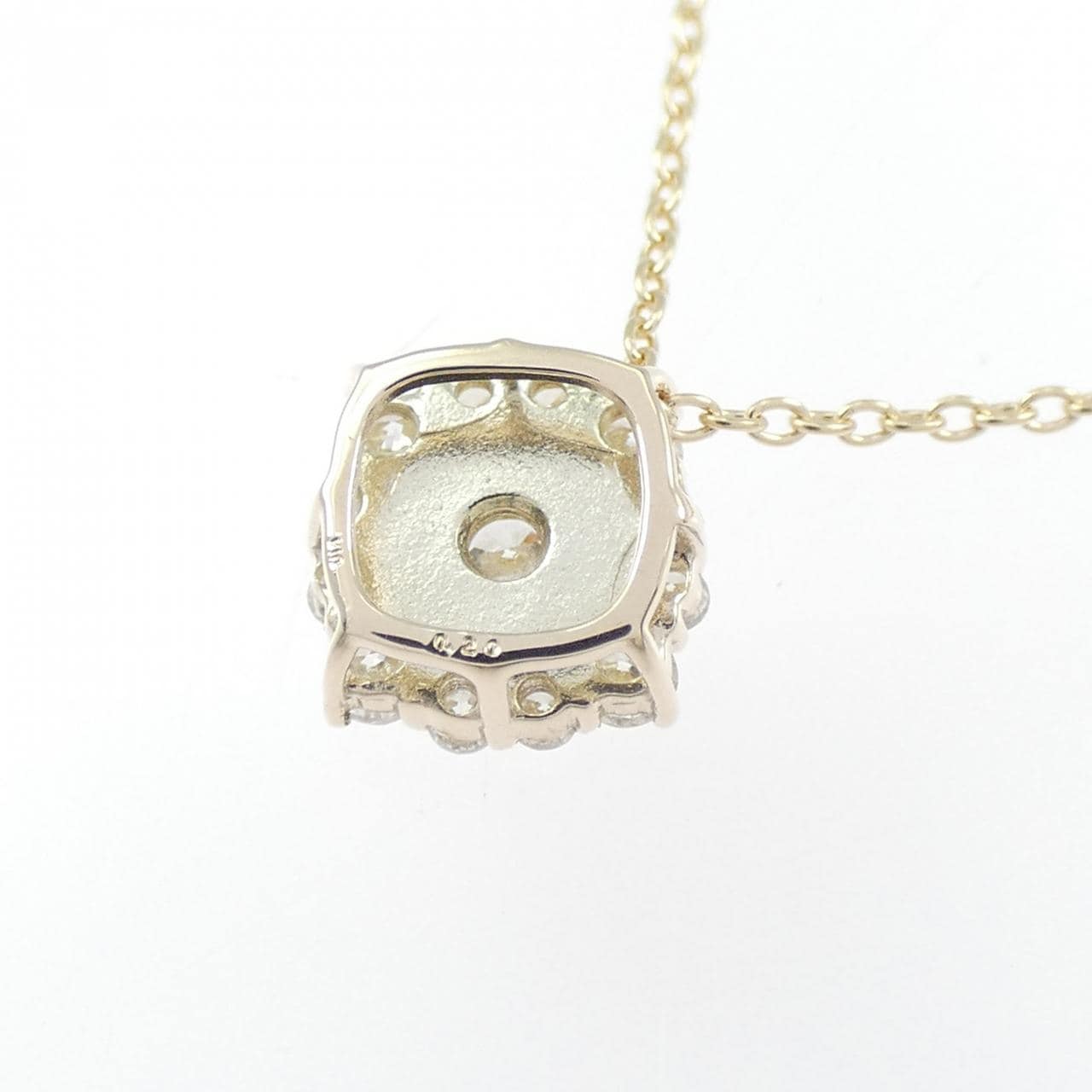 【リメイク】K10YG ダイヤモンド ネックレス 0.20CT