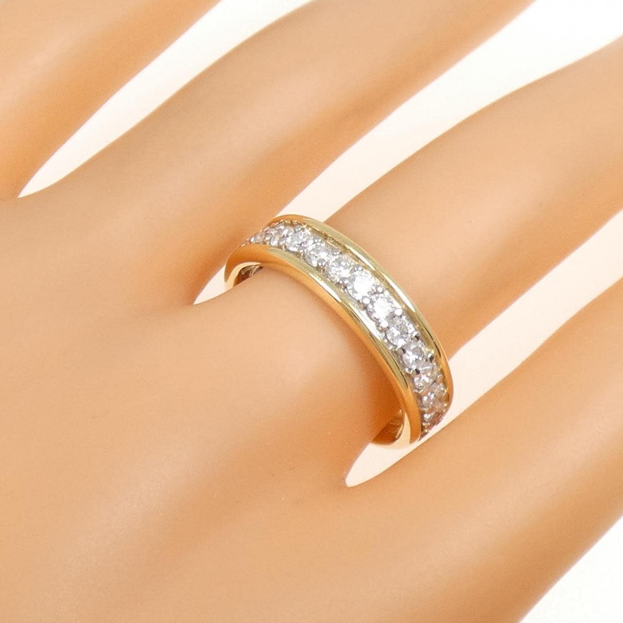 K18YG/PT900 ダイヤモンド リング 1.00CT