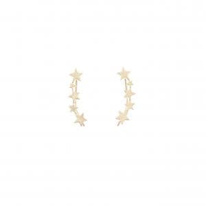 スタージュエリー K10YG スター ピアス