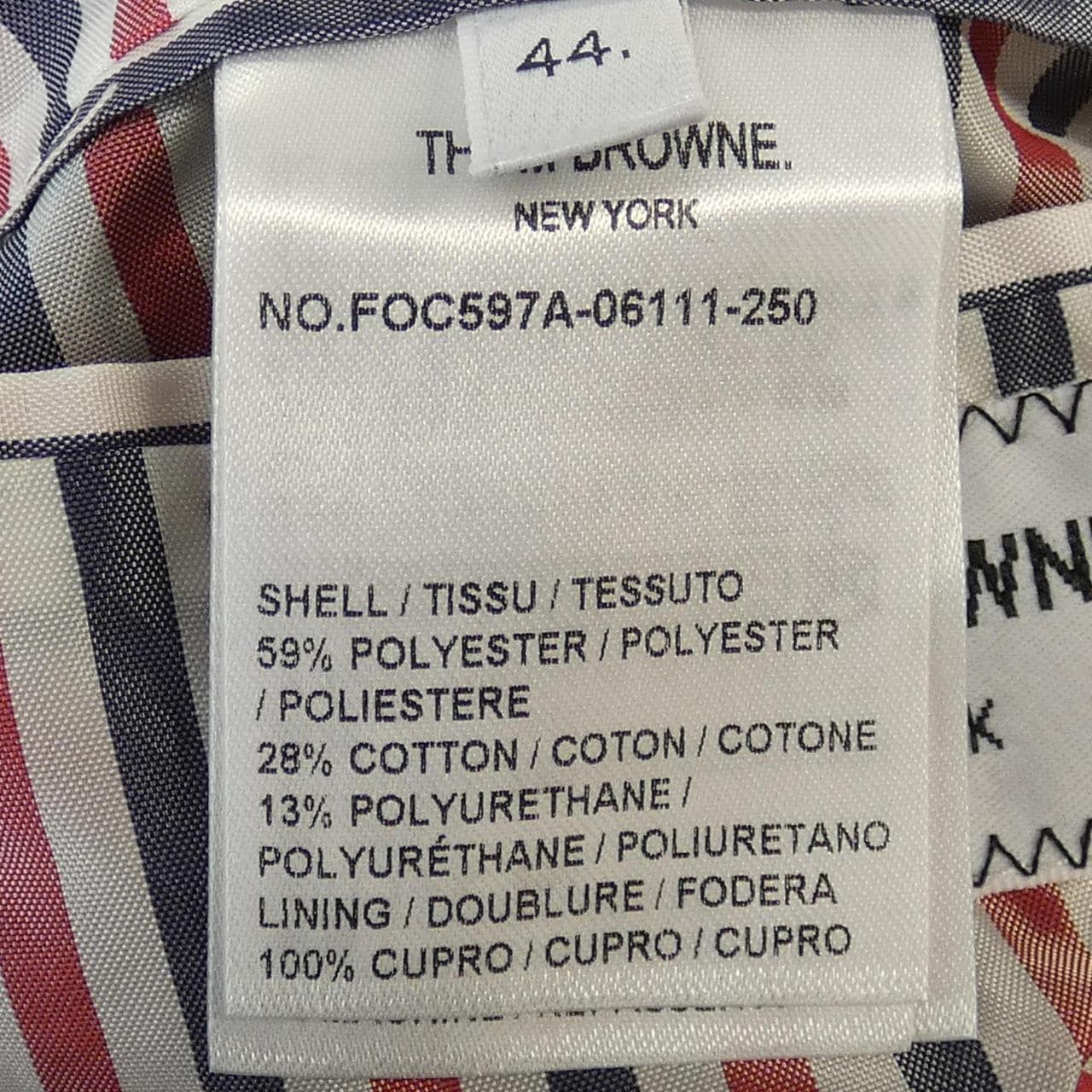 トムブラウン THOM BROWNE FOC597A-06111-250 トレンチコート