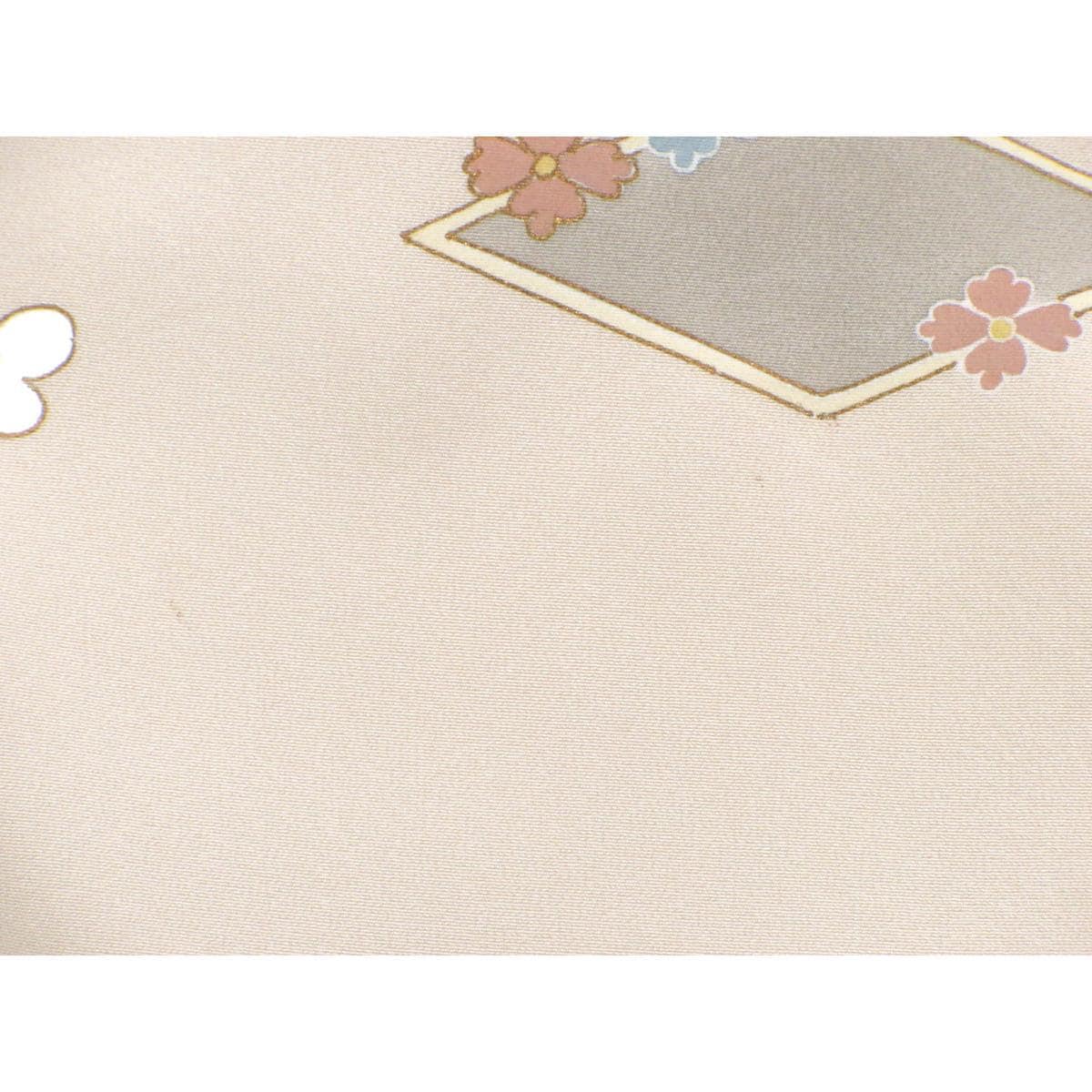 訪問着　友禅金彩加工　刺繍入り