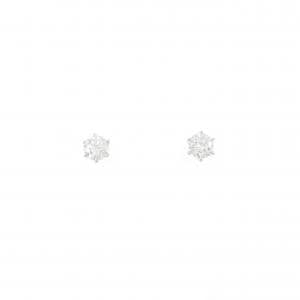 K18WG ダイヤモンド ピアス 0.211CT 0.216CT E-F SI1 VG-G
