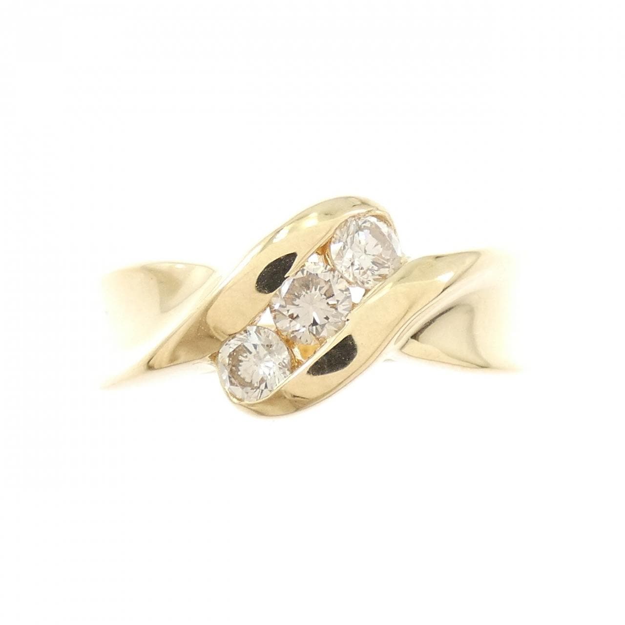 K18YG ダイヤモンド リング 0.30CT