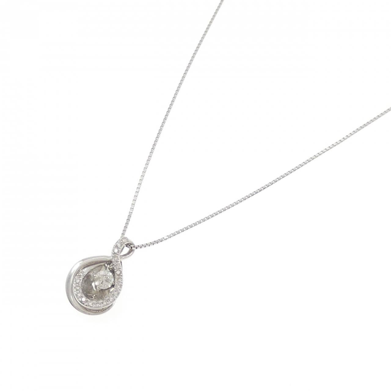 PT900/PT850 ダイヤモンド ネックレス 0.13CT