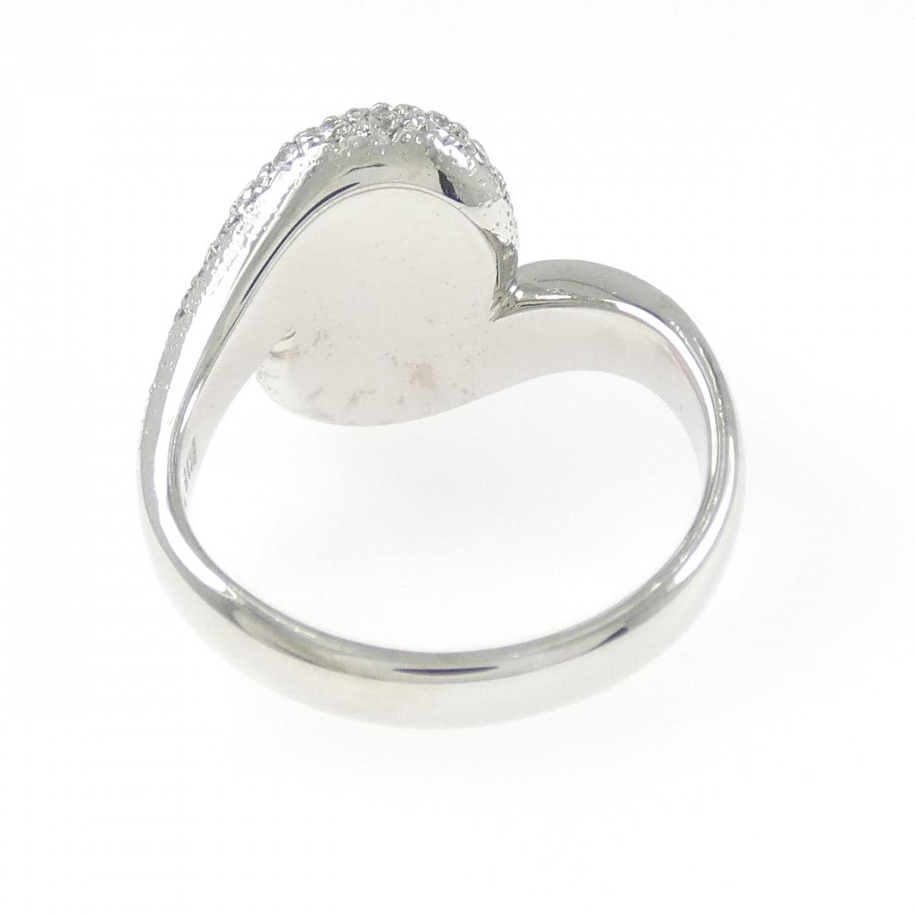 K18WG アコヤパール リング 10mm