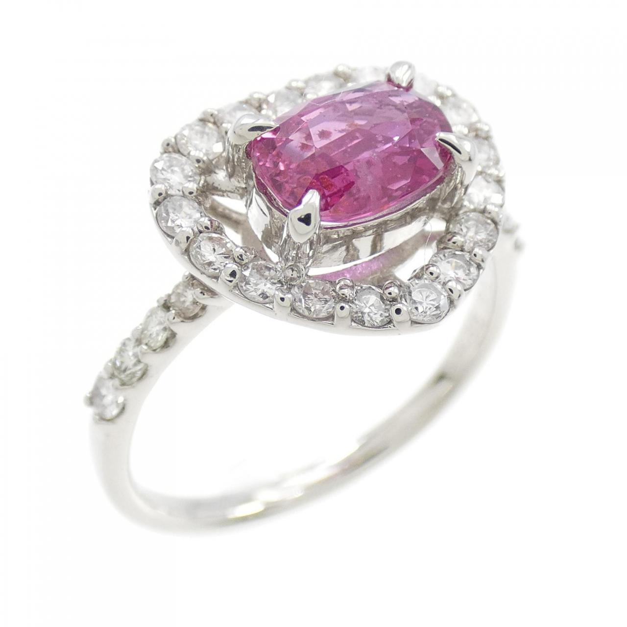 PT Heart Sapphire Ring 1.056CT