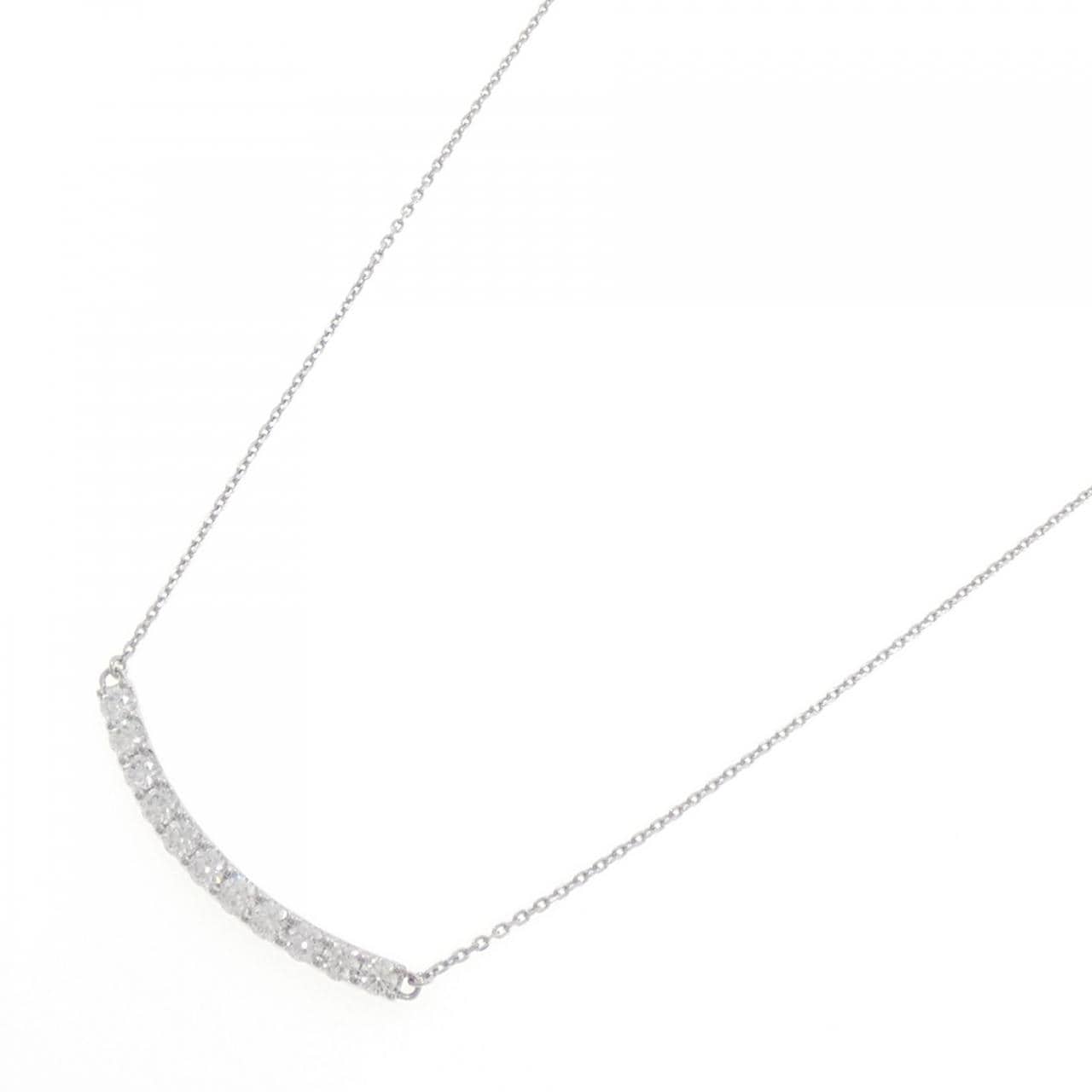 【新品】PT ダイヤモンド ネックレス 1.018CT D VS1-SI1 EXT-Good