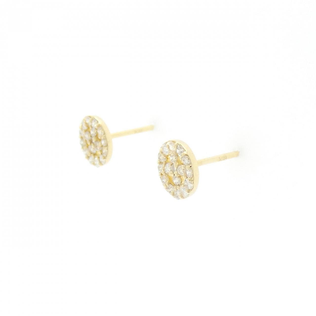 【リメイク】K18YG ダイヤモンド ピアス 0.20CT